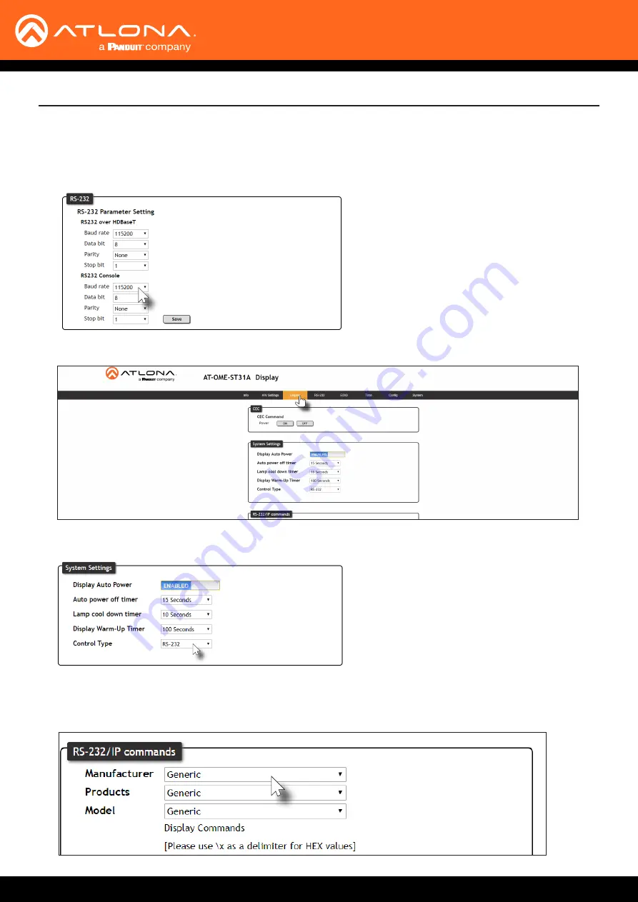 Pando Atlona Omega AT-OME-ST31A Manual Download Page 38