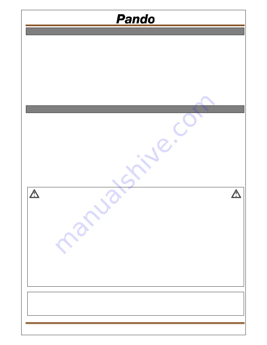 Pando E-297 V1000 ECO Assembly And Installation Manual Download Page 4