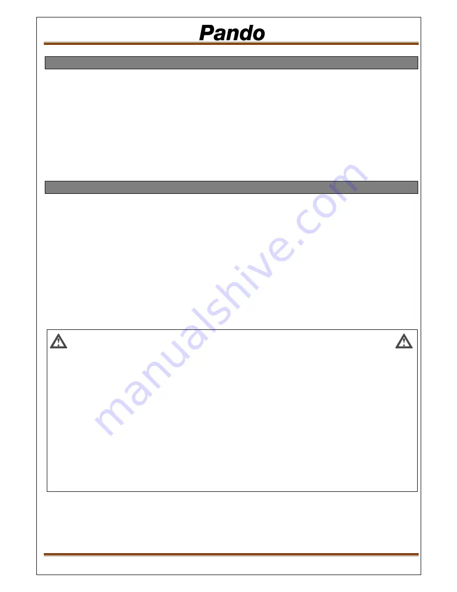 Pando E-297 V1000 ECO Assembly And Installation Manual Download Page 7