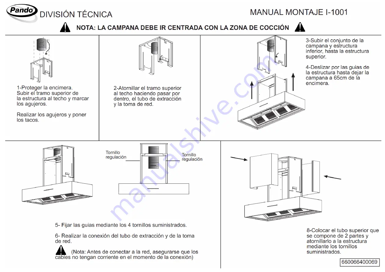 Pando I-1001 Assembly Manual Download Page 1