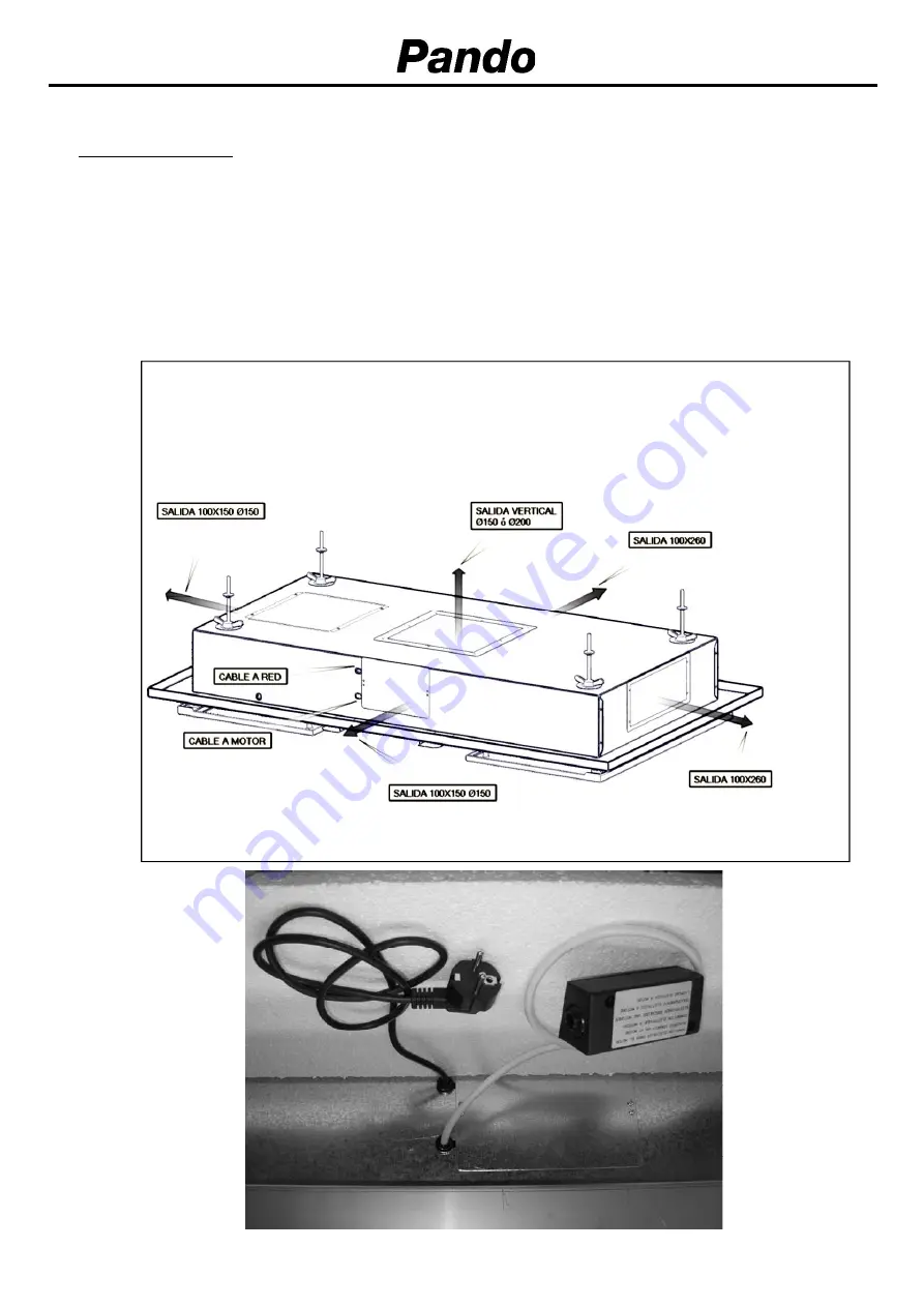 Pando ORPAN E-251 Installation Manual Download Page 8