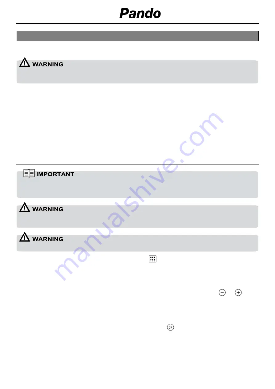 Pando PHB-961 User Manual Download Page 86