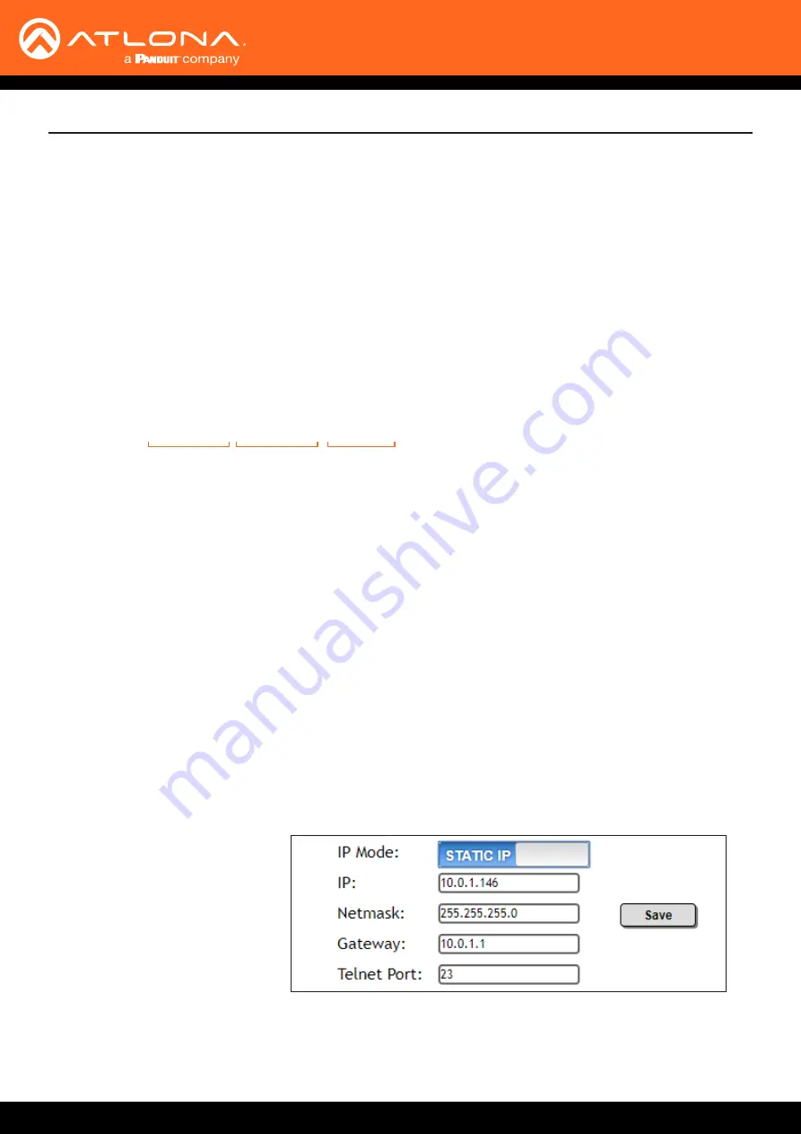 Panduit Atlona AT-HDVS-210U-TX-WP Manual Download Page 15