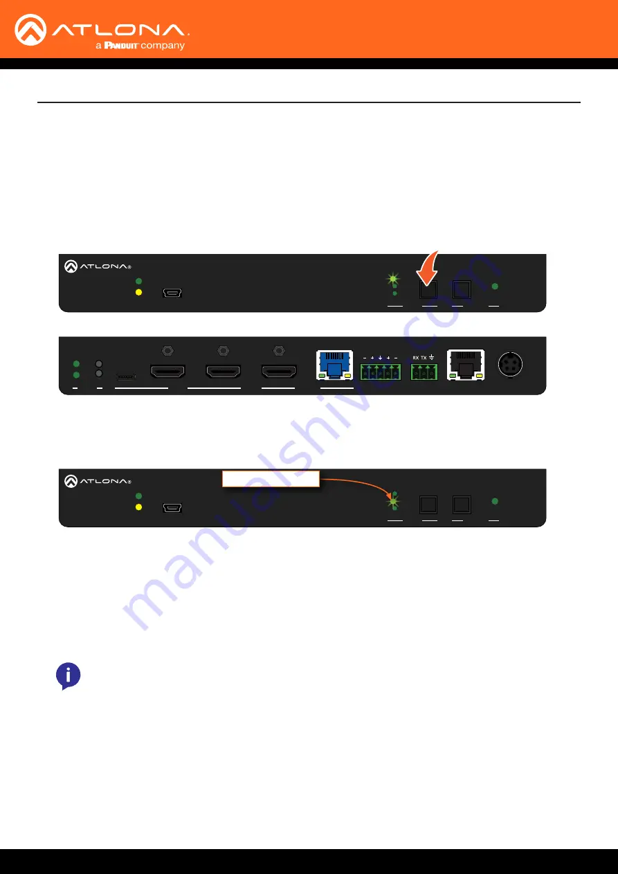 Panduit Atlona AT-OME-ST31A Manual Download Page 16