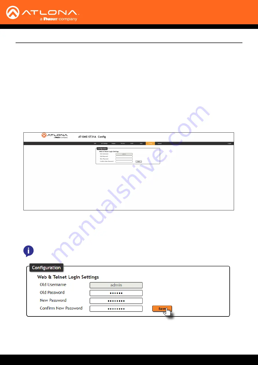 Panduit Atlona AT-OME-ST31A Manual Download Page 20