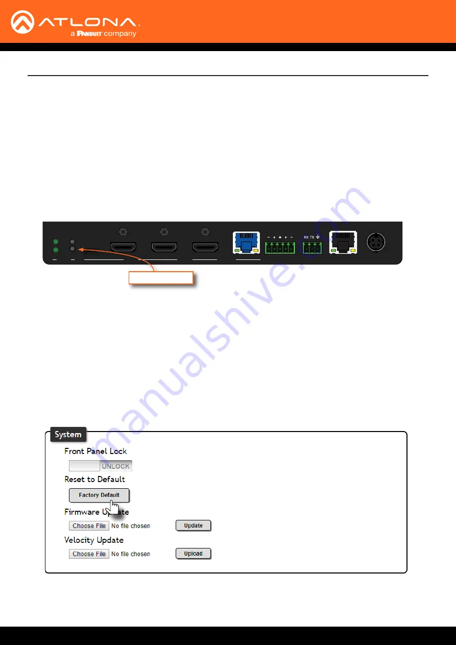 Panduit Atlona AT-OME-ST31A Manual Download Page 21