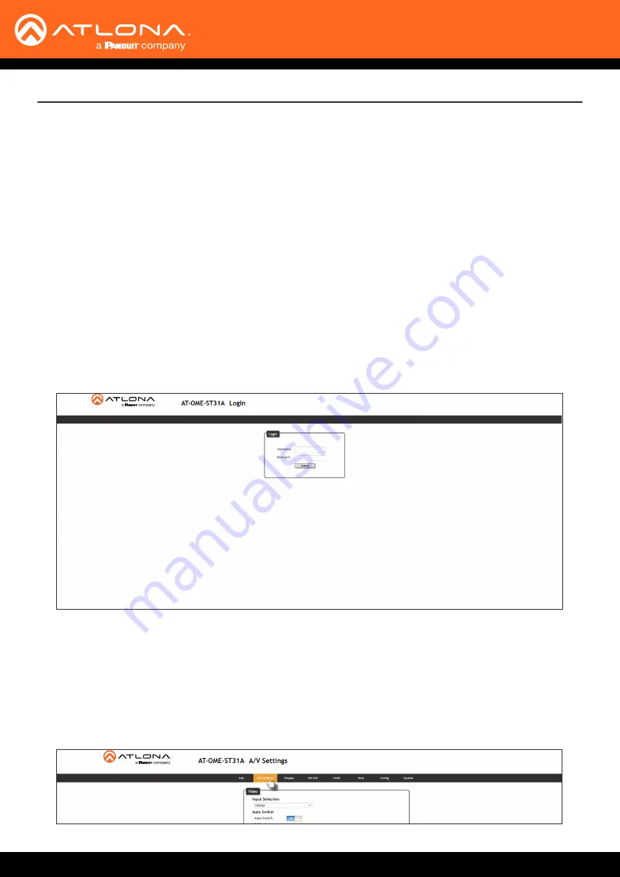 Panduit Atlona AT-OME-ST31A Manual Download Page 35