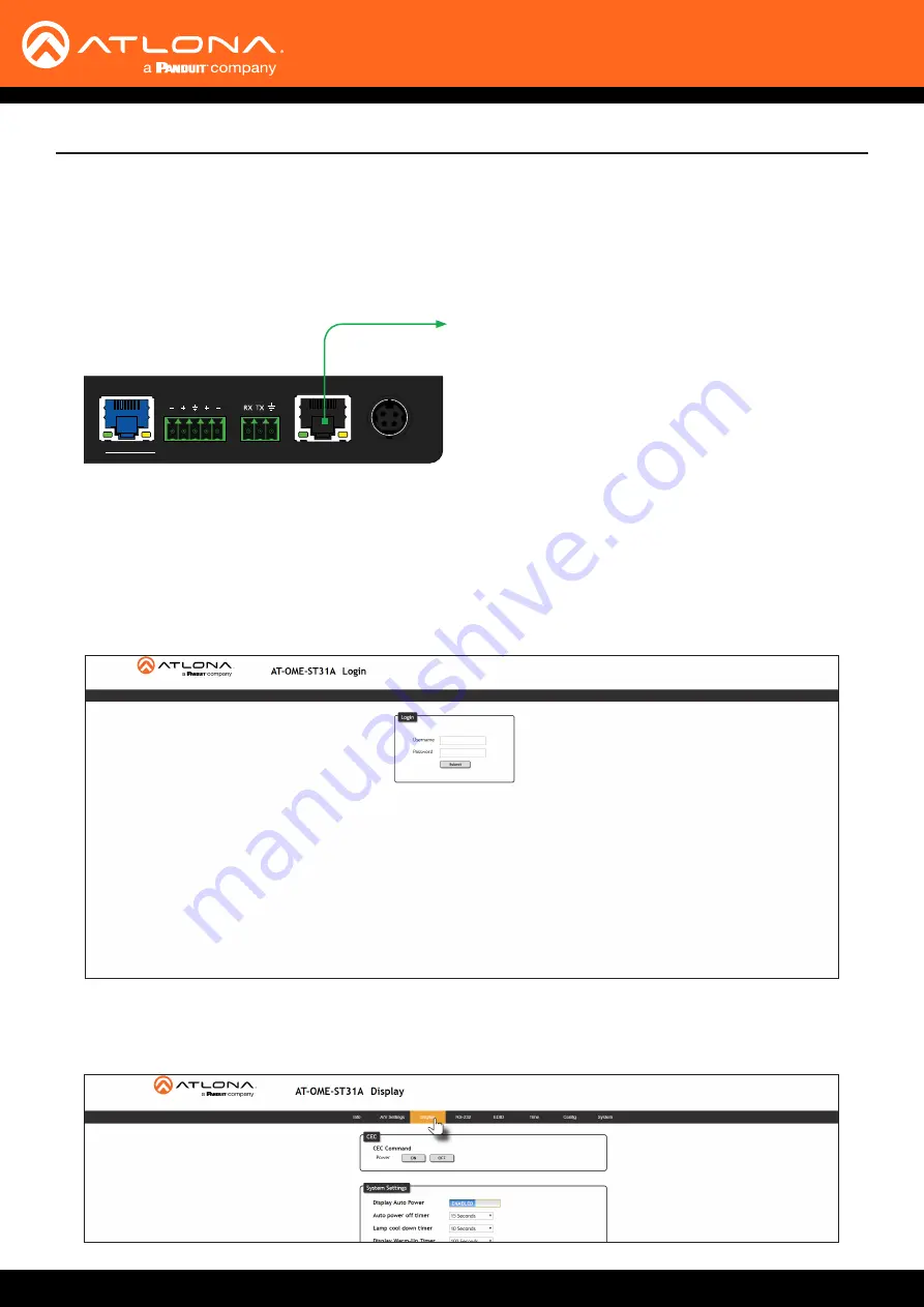 Panduit Atlona AT-OME-ST31A Manual Download Page 40