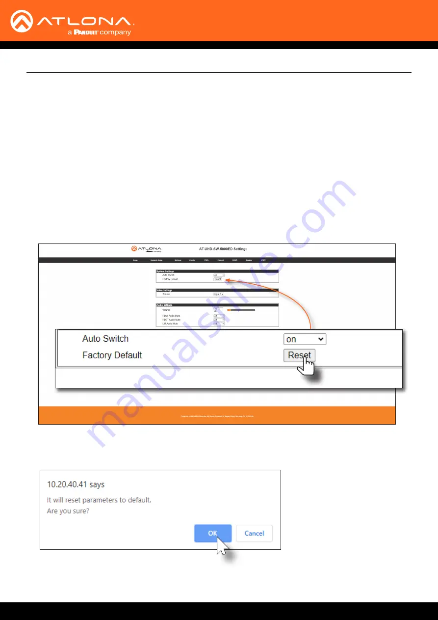 Panduit Atlona AT-UHD-SW-5000ED Manual Download Page 26