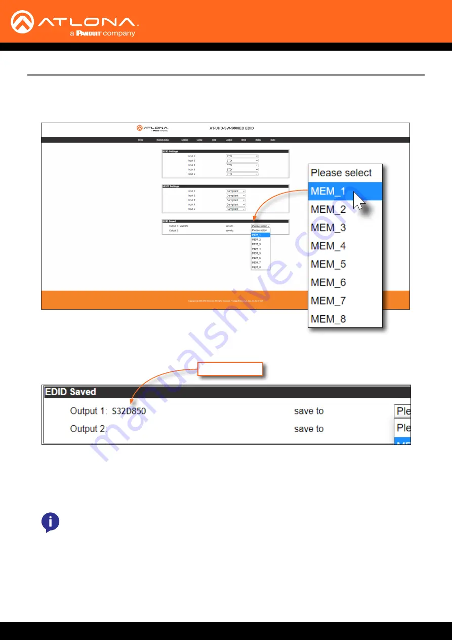 Panduit Atlona AT-UHD-SW-5000ED Manual Download Page 36