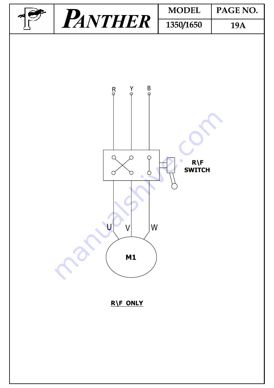 Panther 1350 Instructions/Spare Parts Manual Download Page 24