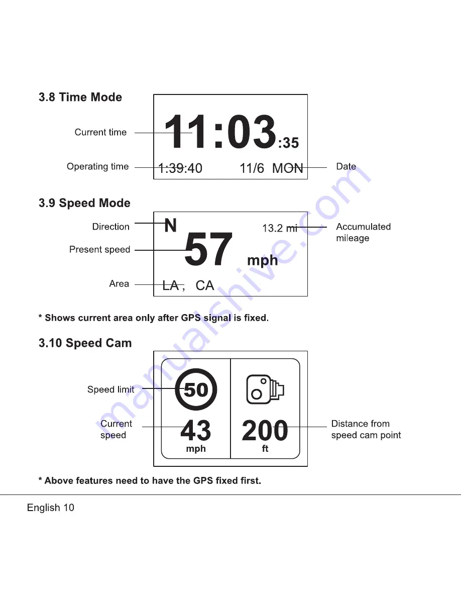 Papago P1 PRO Quick Start Manual Download Page 11