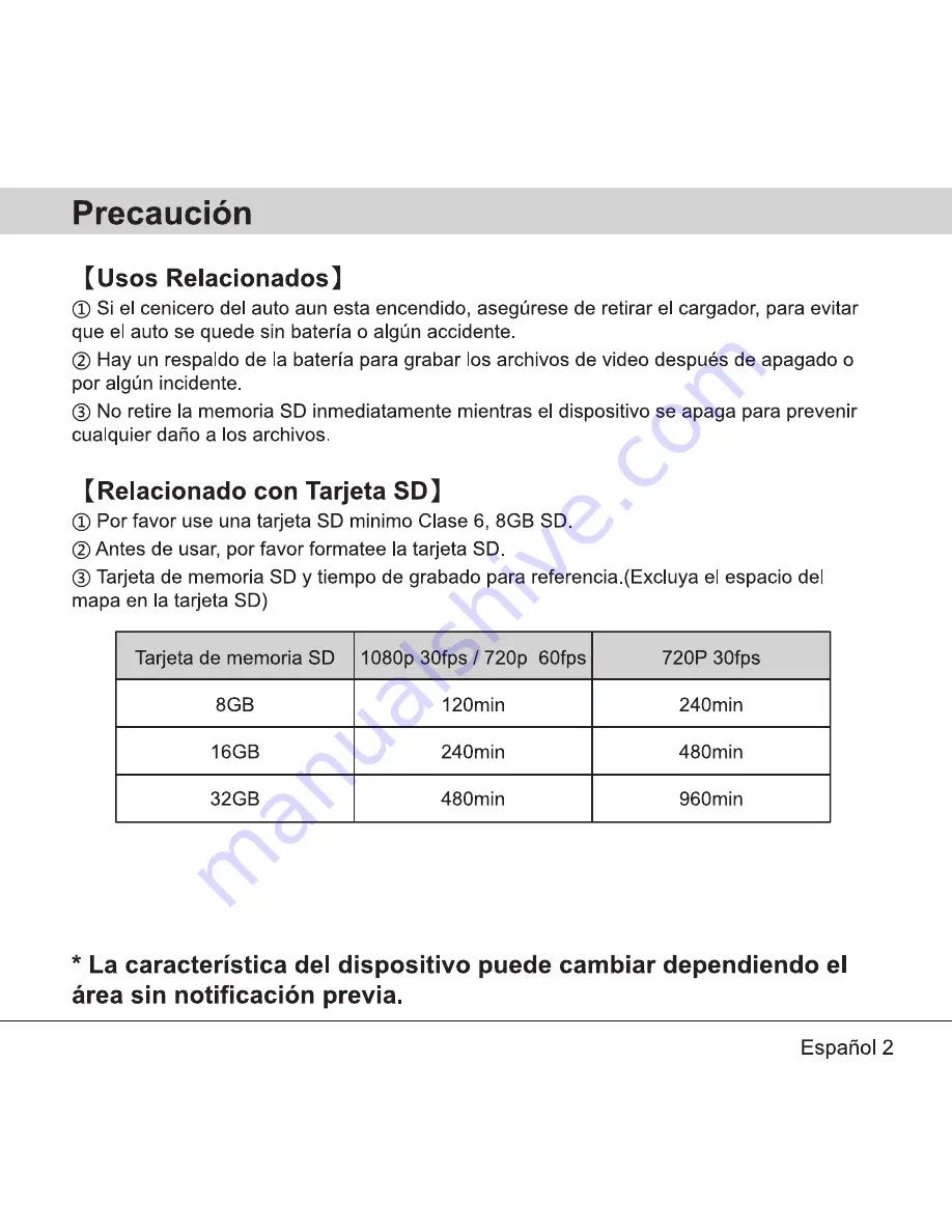 Papago P1 PRO Quick Start Manual Download Page 30