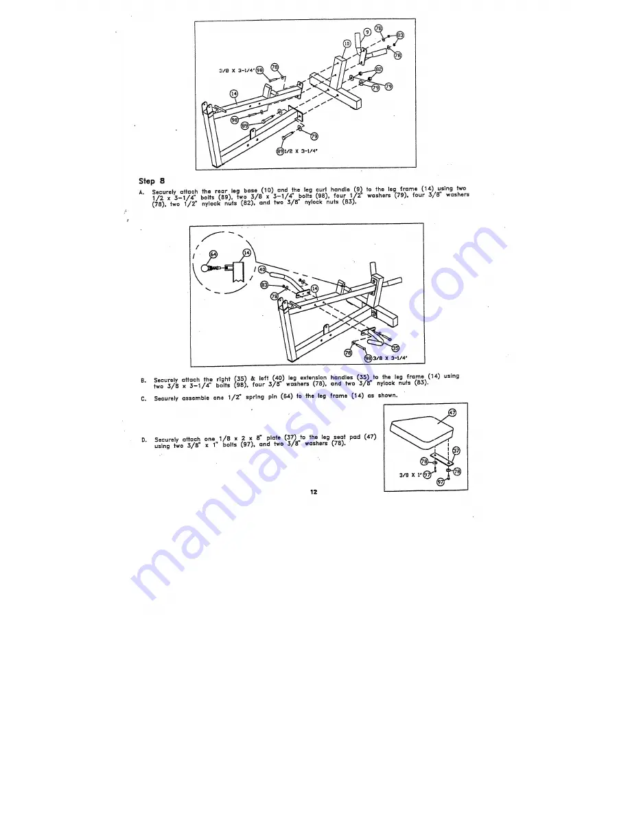 ParaBody 950102 Assembly Instructions Manual Download Page 11