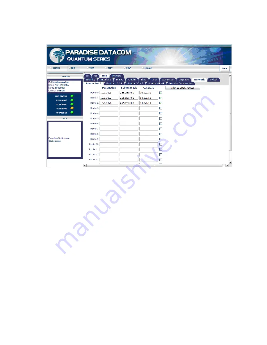 Paradise Datacom Evolution Installation And Operating Handbook Download Page 221