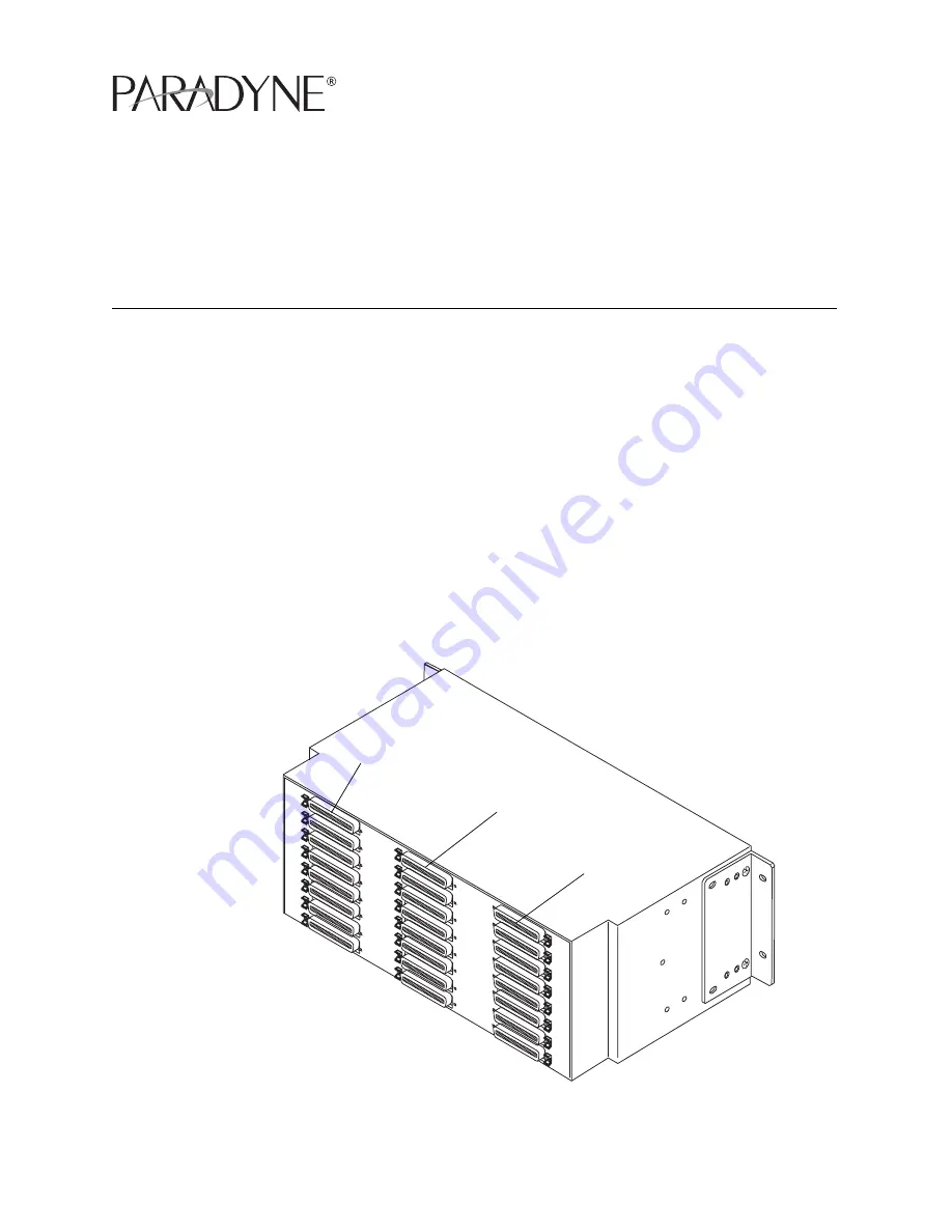 Paradyne 5930 Installation Instructions Manual Download Page 1