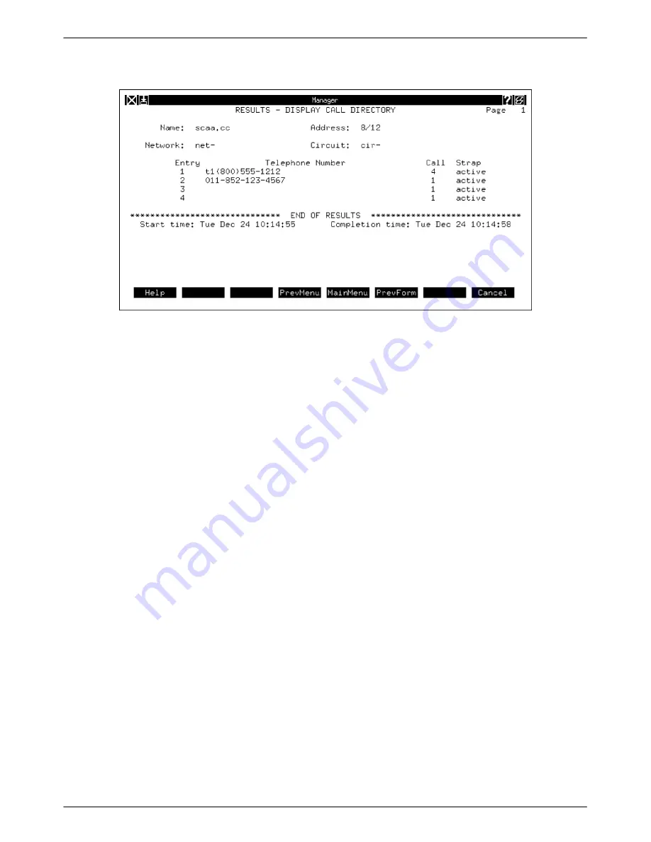 Paradyne COMSPHERE 6800 Series Command Reference Manual Download Page 147