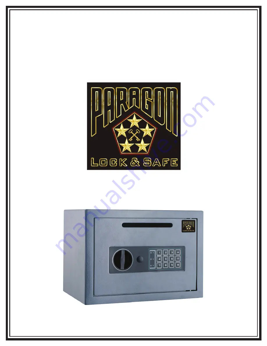 Paragon 7804 CashKing Directions For Use Download Page 1