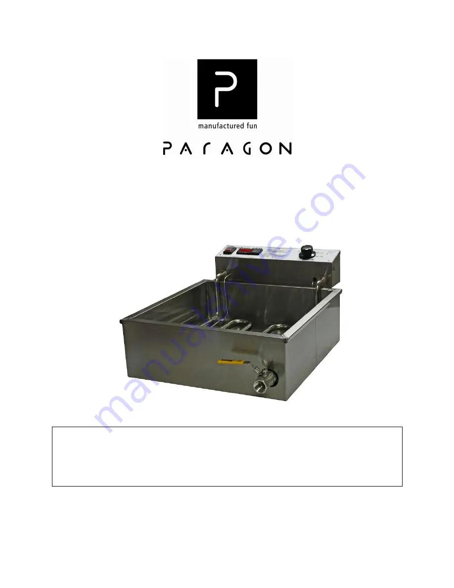 Paragon 9020 Скачать руководство пользователя страница 1