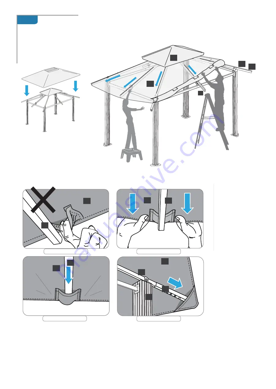 Paragon GZ584E Assembly Instructions Manual Download Page 16