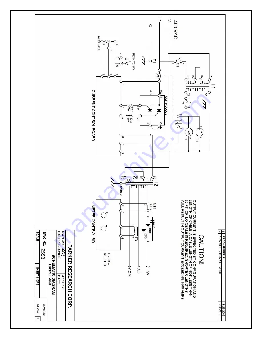 Parker Research Corp DA-1500 Скачать руководство пользователя страница 7