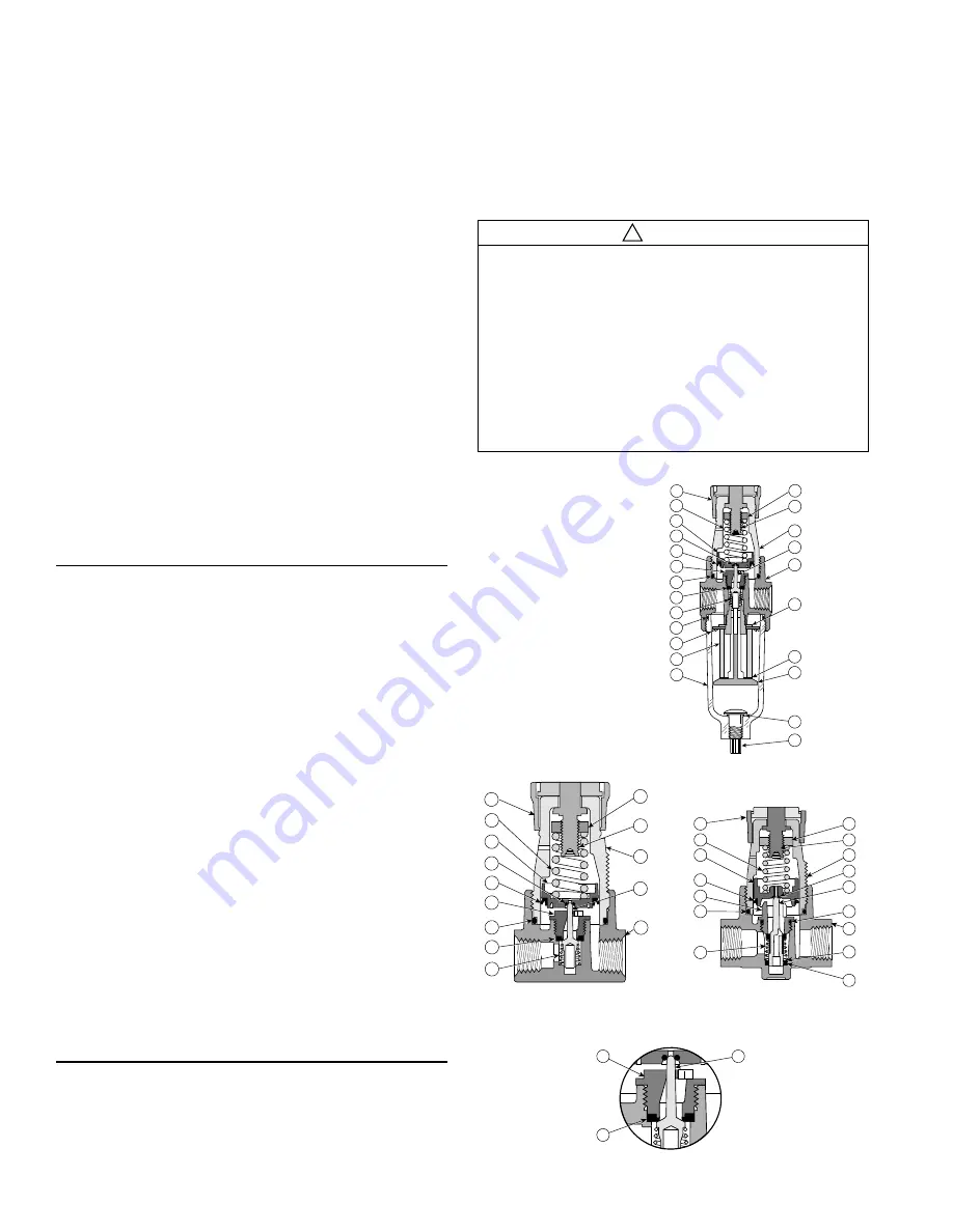 Parker 1R402F Installation & Service Instructions Download Page 2