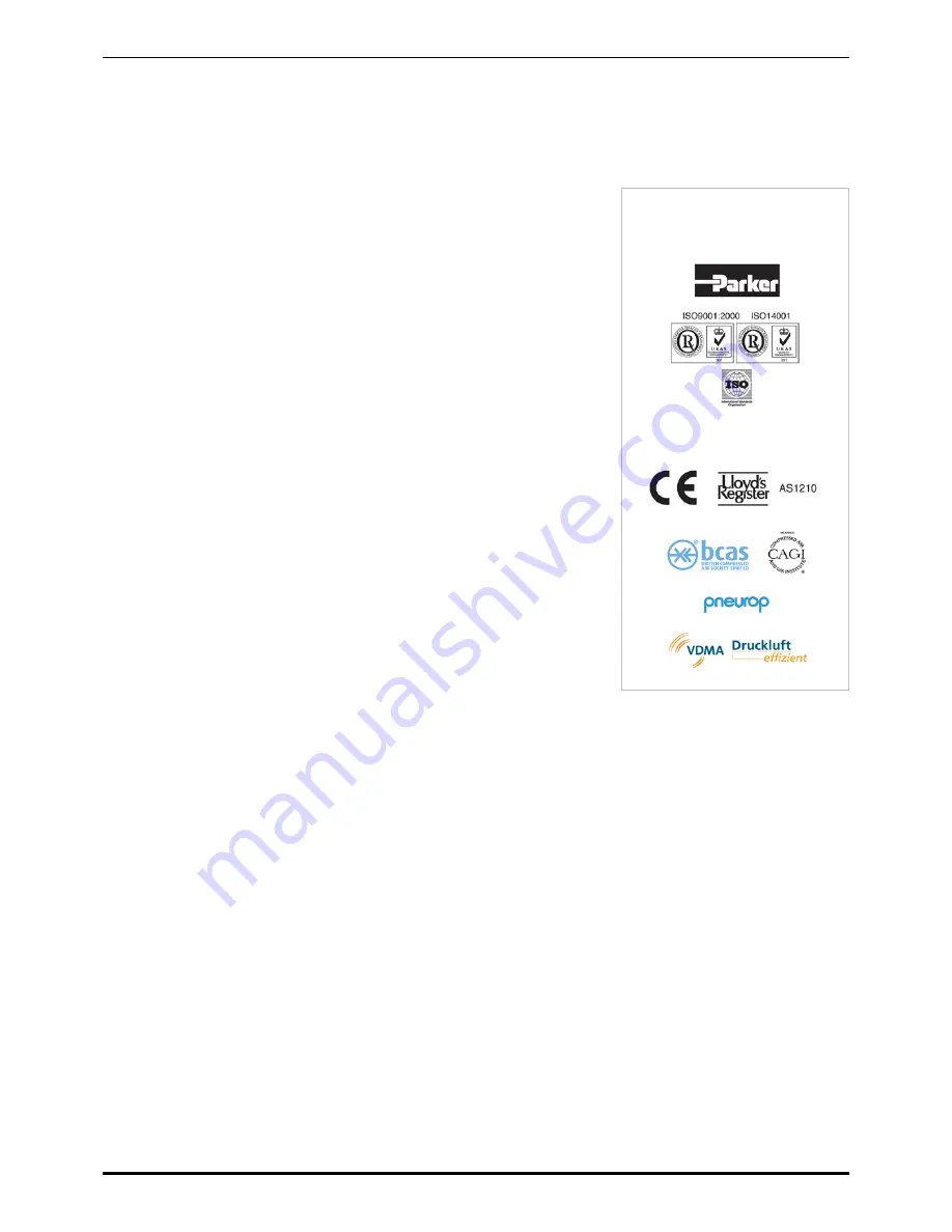 Parker CDAS HL 050 Series User Manual Download Page 191