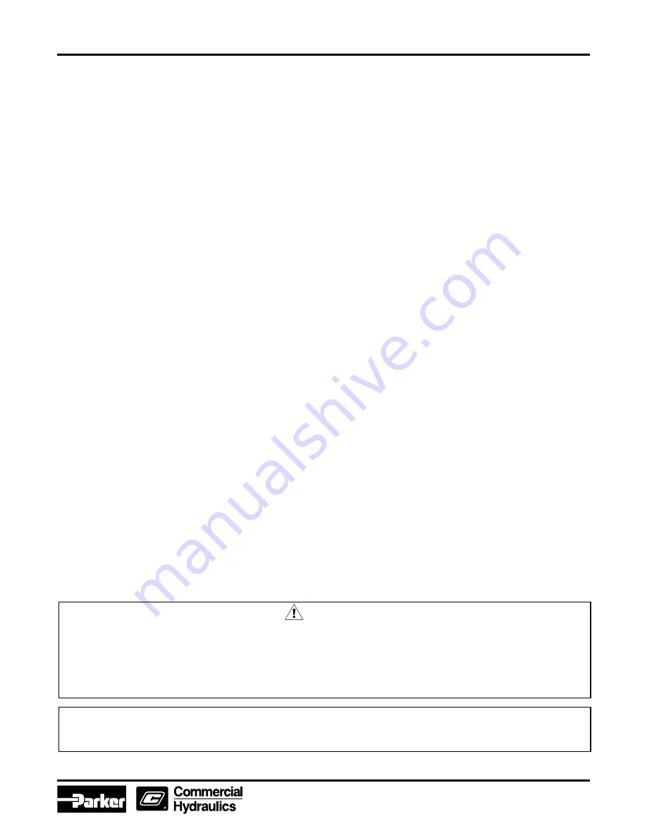 Parker Commercial Hydraulics PGP030/031 Series Скачать руководство пользователя страница 2