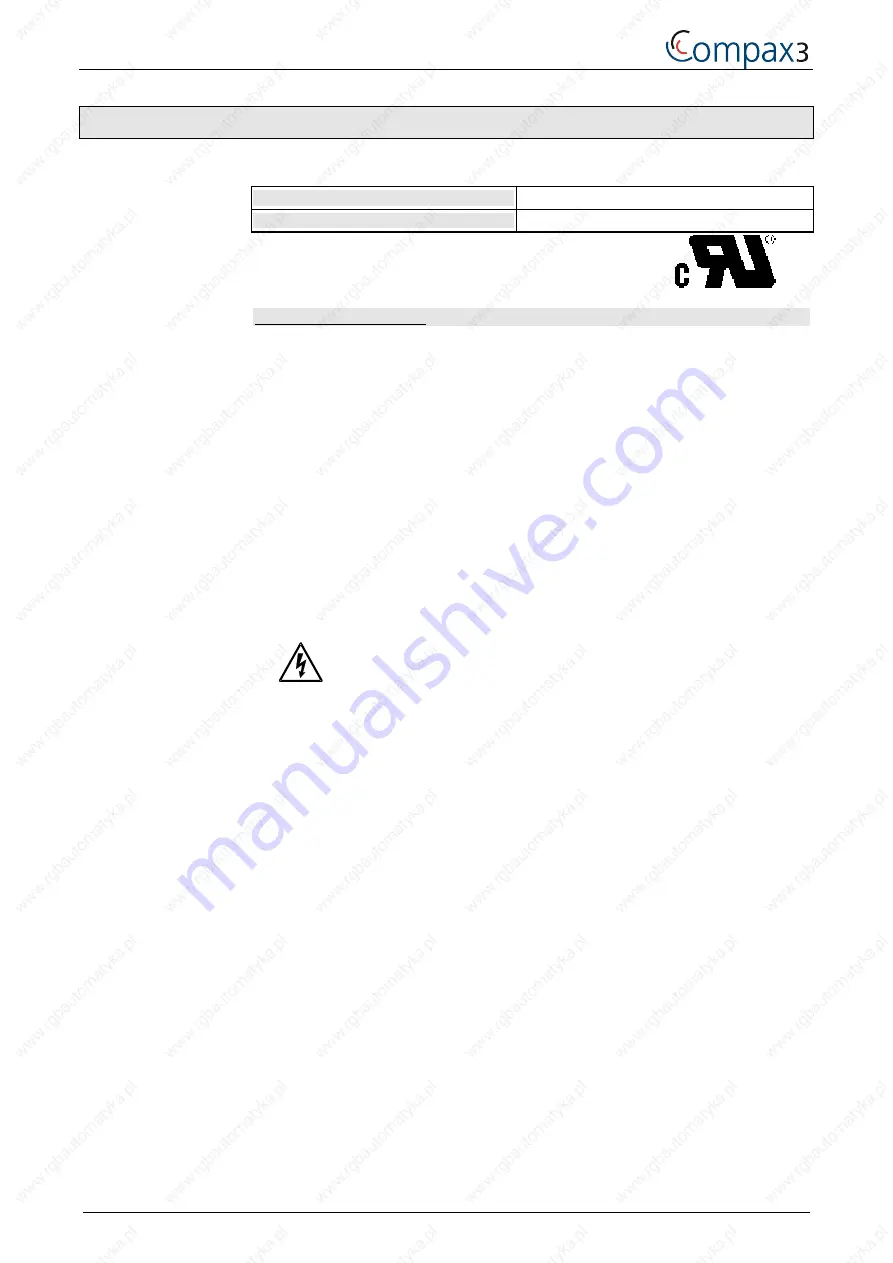 Parker Compax3 Series Installation Manual Download Page 18