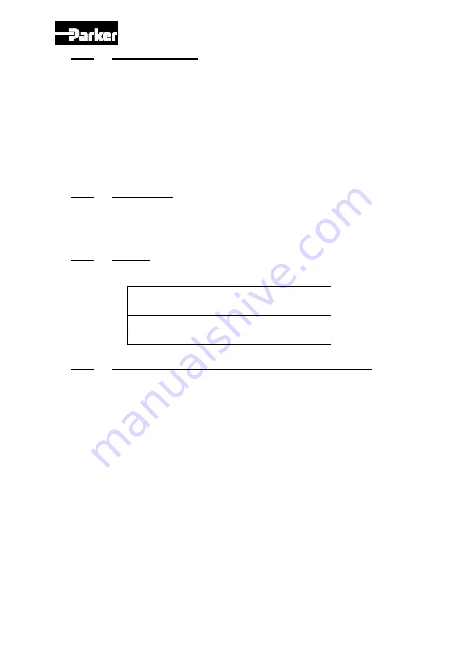 Parker K Series Technical Manual Download Page 43