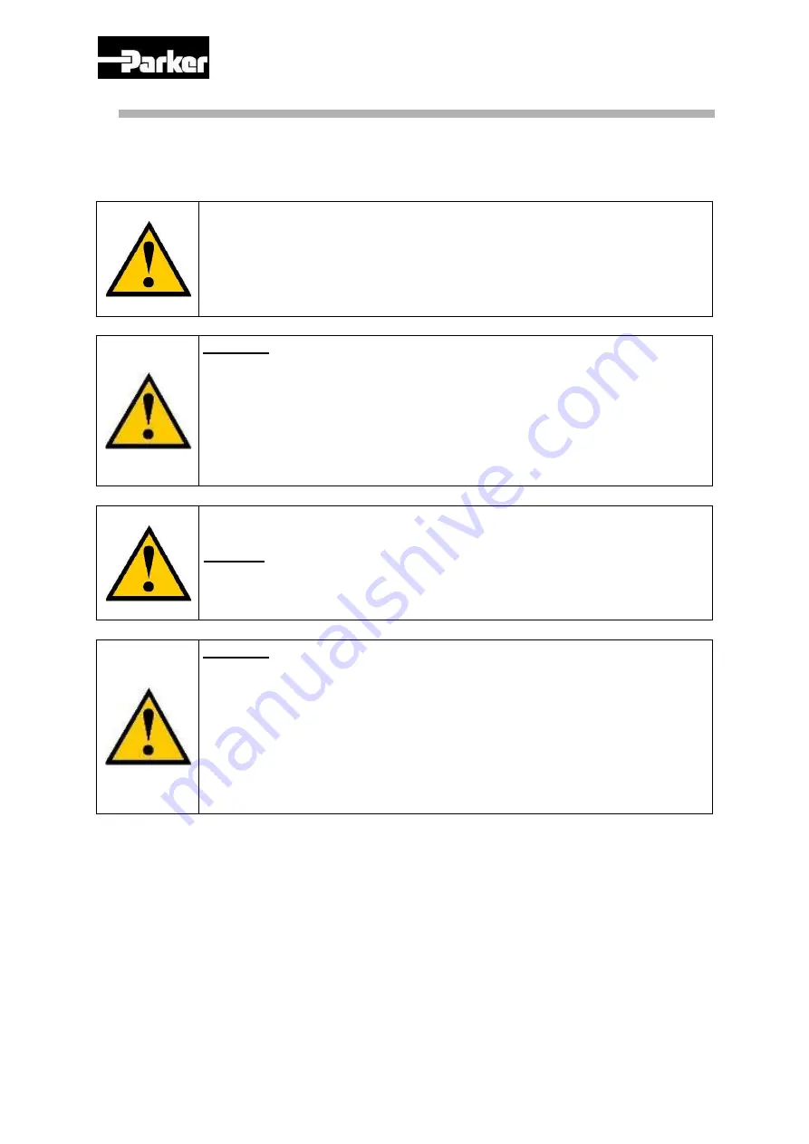 Parker K Series Technical Manual Download Page 46