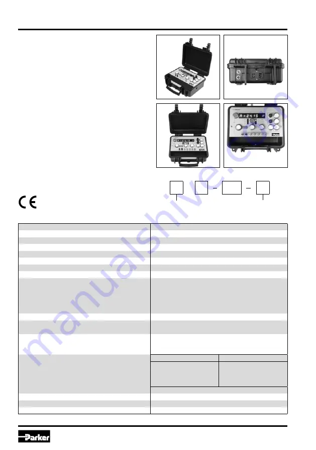 Parker ValveMaster EX-M05 Series Operation Manual Download Page 4