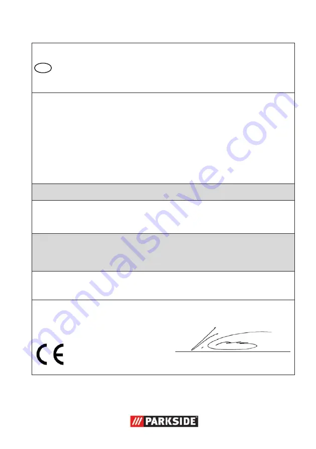 Parkside 279418 Translation Of The Original Instructions Download Page 83