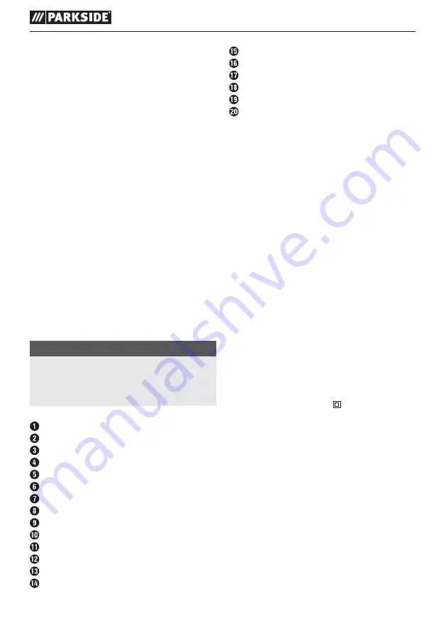 Parkside 280329 Translation Of The Original Instructions Download Page 39