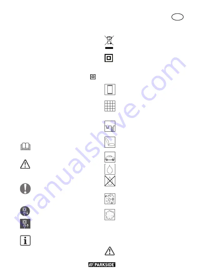 Parkside 314192 1910 Translation Of The Original Instructions Download Page 67