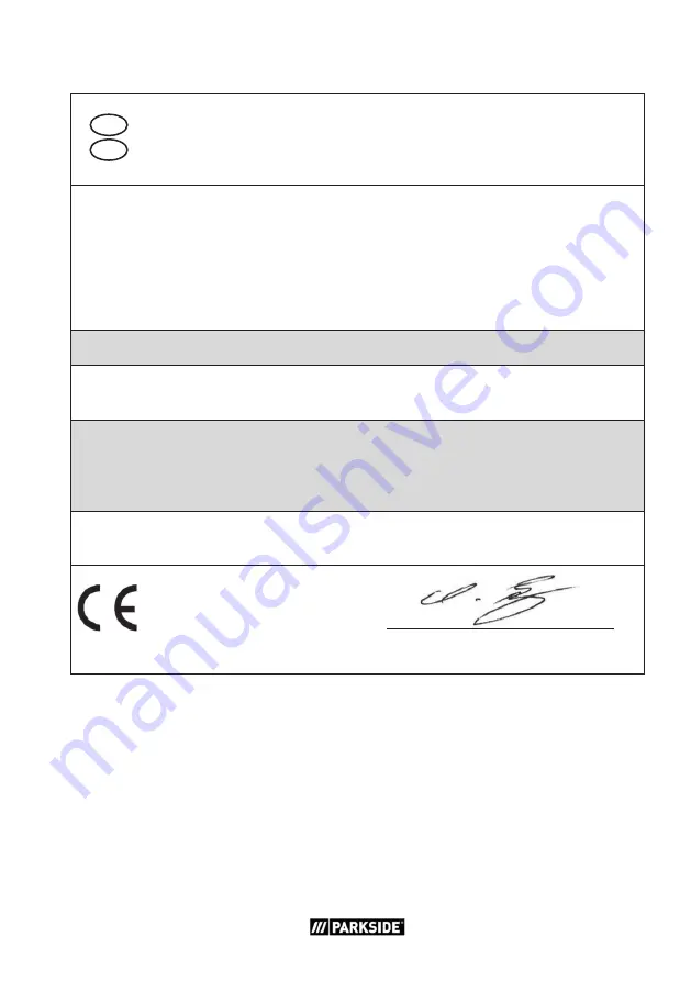 Parkside 314192 1910 Translation Of The Original Instructions Download Page 91