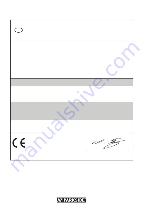 Parkside 326391 1904 Translation Of The Original Instructions Download Page 166