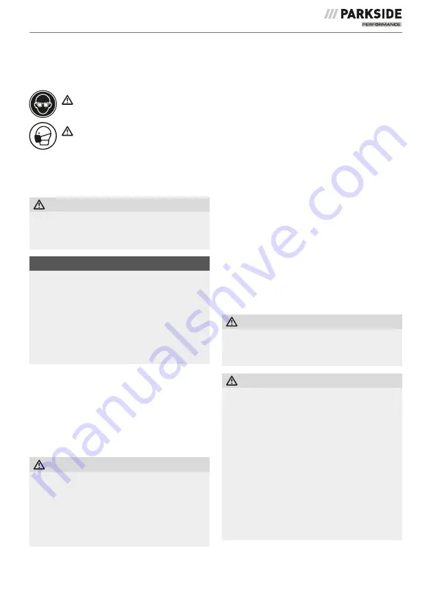 Parkside 402248 2201 Original Instructions Manual Download Page 22