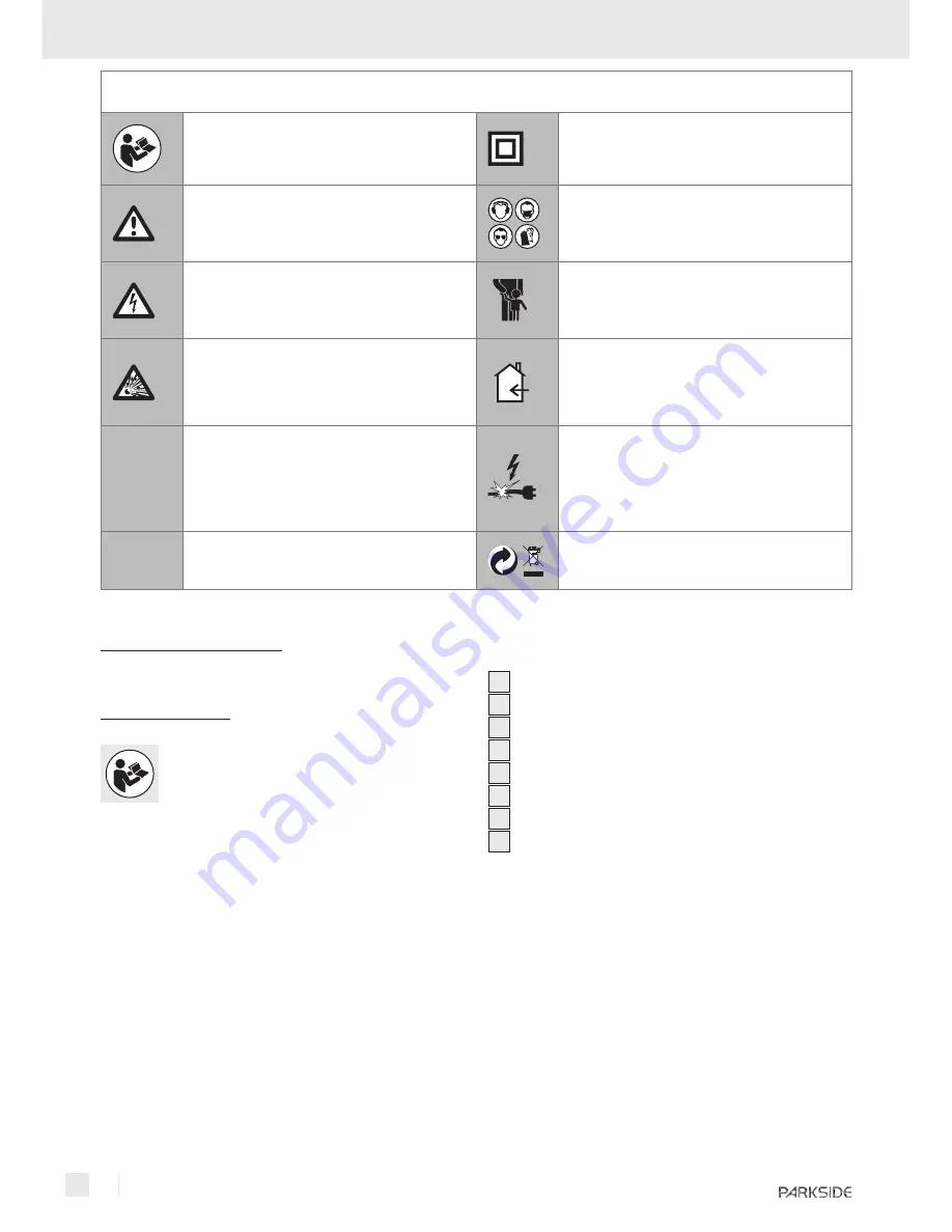 Parkside KH 3185 DELTA SANDER Operating And Safety Instructions Manual Download Page 20