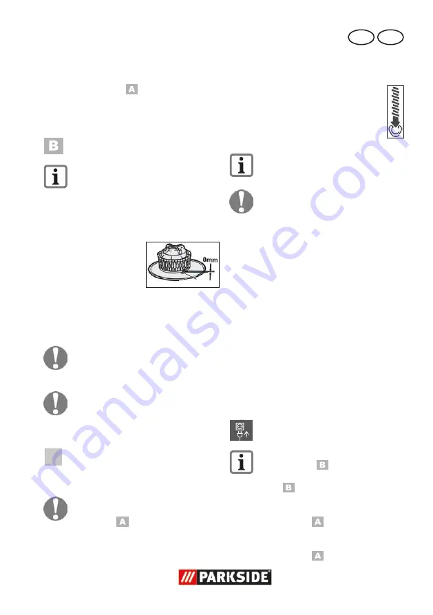 Parkside PAS 1200 C2 Translation Of The Original Instructions Download Page 21