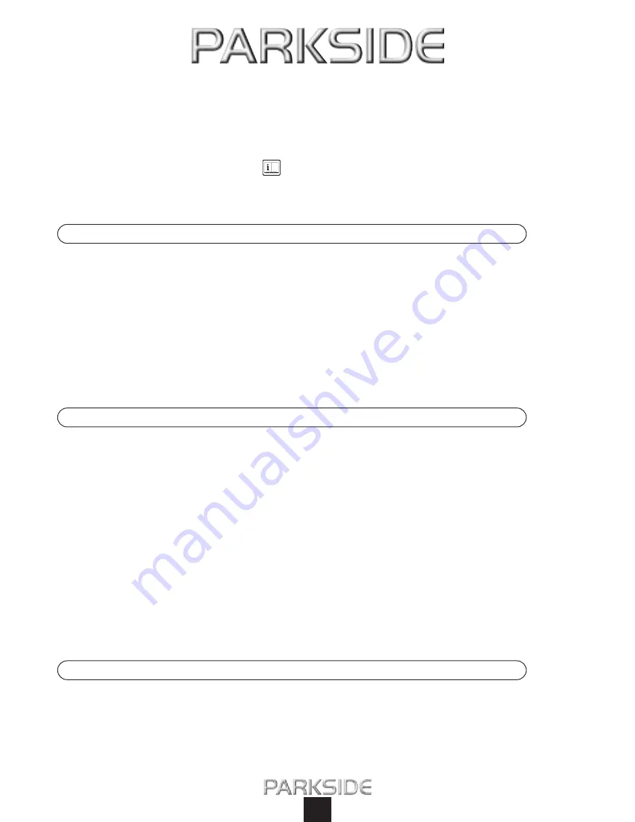 Parkside PDS 150 Operating Instructions Manual Download Page 4