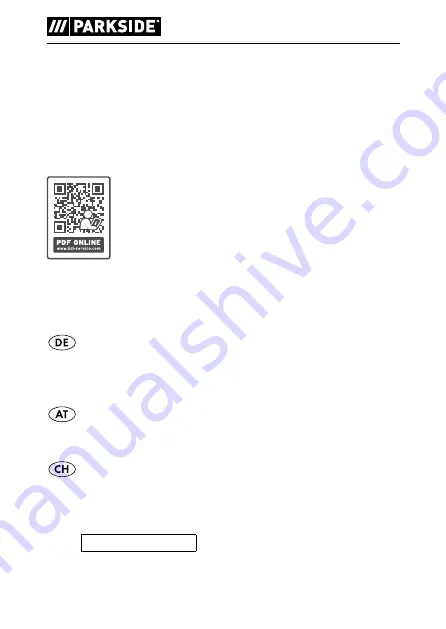 Parkside PDSS 16 A1 Translation Of The Original Instructions Download Page 189