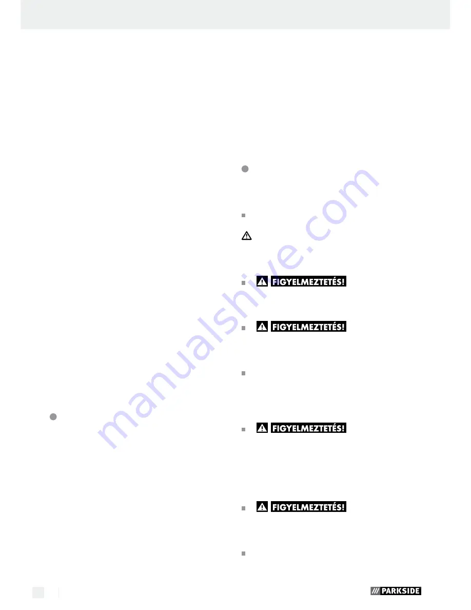 Parkside PFBS 160 A1 Operation And Safety Notes Download Page 38