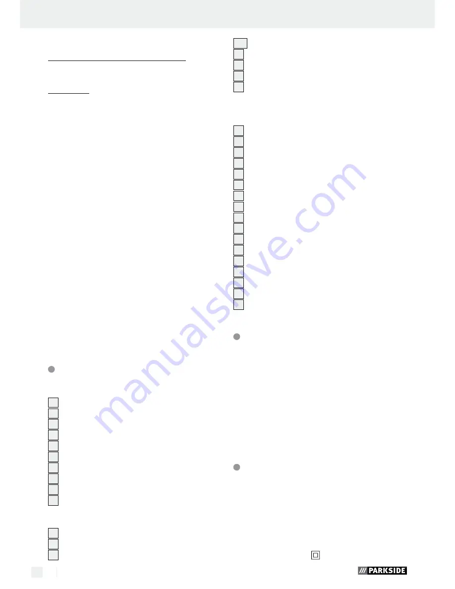 Parkside PFBS 160 A1 Operation And Safety Notes Download Page 46