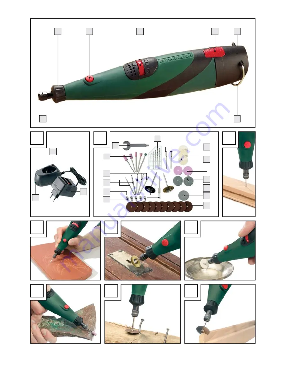 Parkside PFBS 9.6 V -  2 Operation And Safety Notes Download Page 3