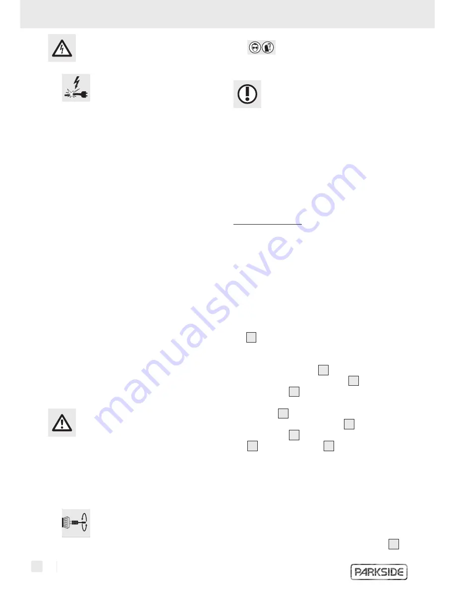 Parkside PFBS 9.6V Operating And Safety Instructions Manual Download Page 54