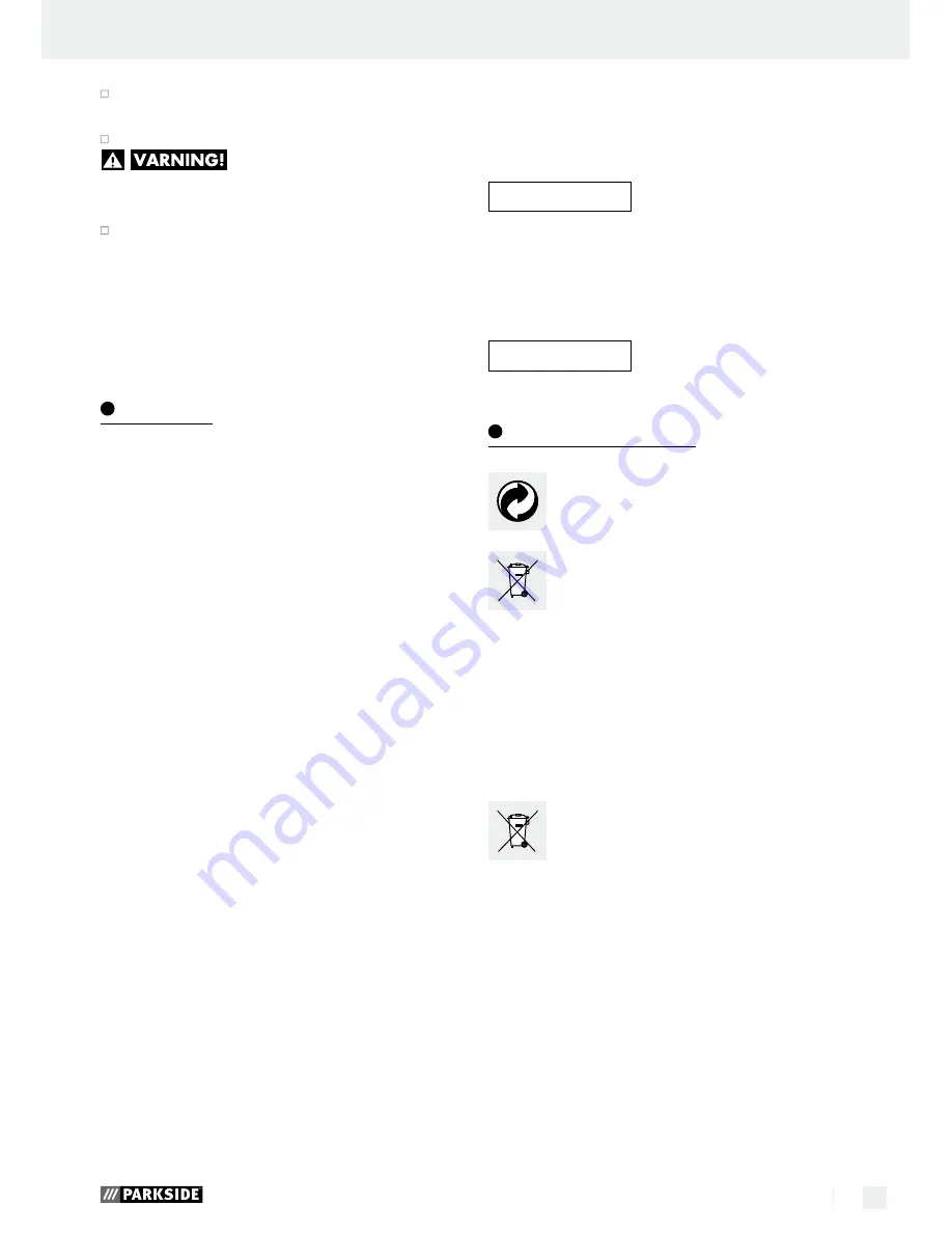 Parkside PFBS160 A1 Operation And Safety Notes Download Page 45