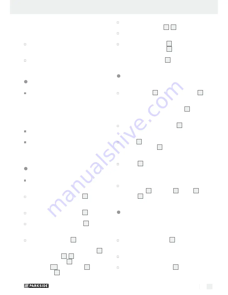 Parkside PFBS160 A1 Operation And Safety Notes Download Page 59