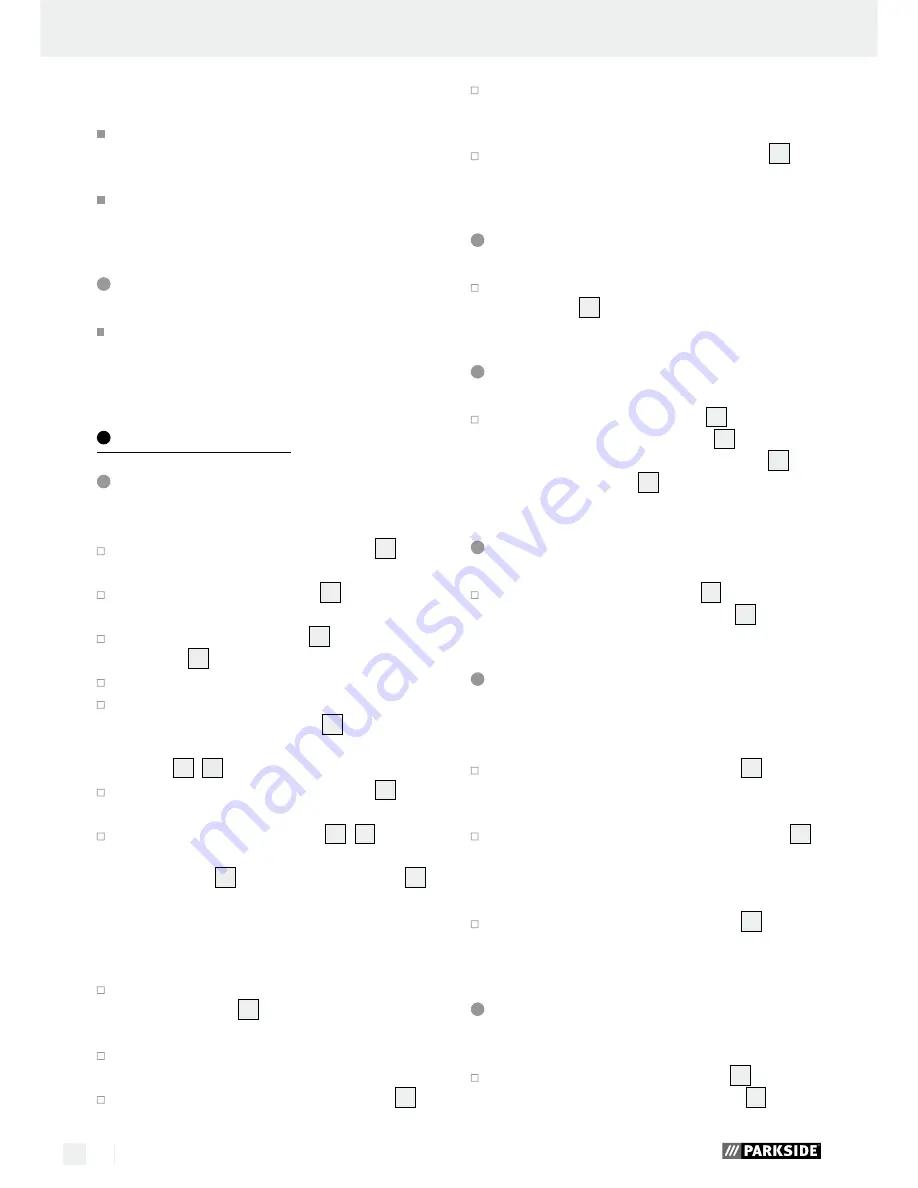 Parkside PFBS160 A1 Operation And Safety Notes Download Page 72