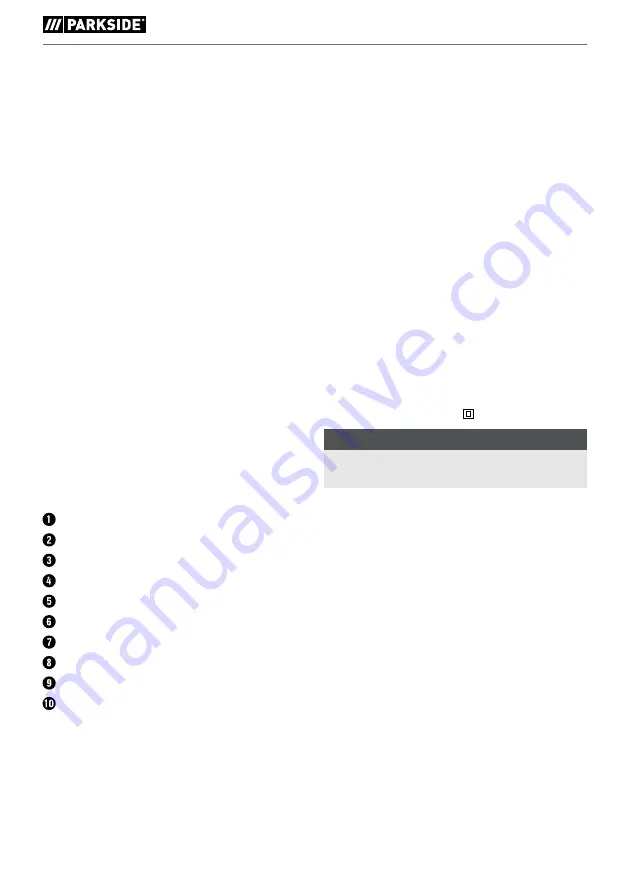 Parkside PGS 500 A1 Original Instructions Manual Download Page 5